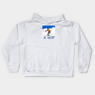 Ski Telluride, Colorado Kids Hoodie